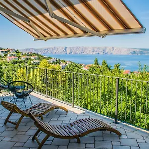Vincent With Beautiful Sea View Terrace Klenovica